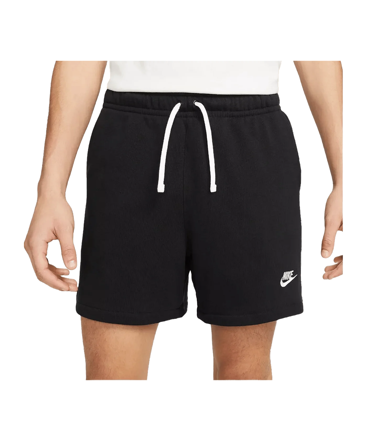 Nike Club Fleece Flow Short Schwarz Weiss F010