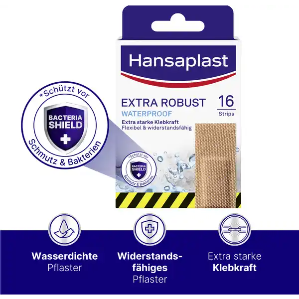 Extra Robust Waterproof Widerstandsfähiges Textil-Pflaster