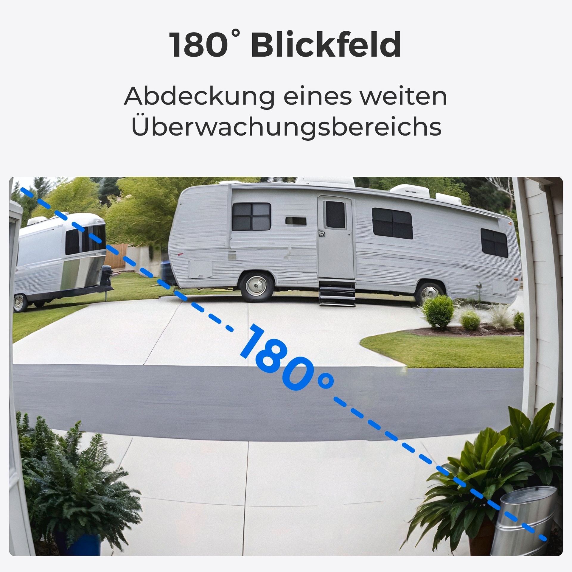 Reolink Smart Home Türklingel »D340W - 5MP Video-Türklingel & Chime« Aussenbereich 2,4/5 GHz WLAN, Personenerkennung, 2-Wege-Audio, arbeitet mit NVRs