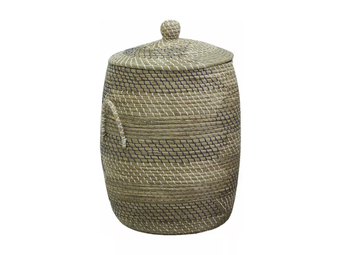 Paniers à linge en jonc de mer