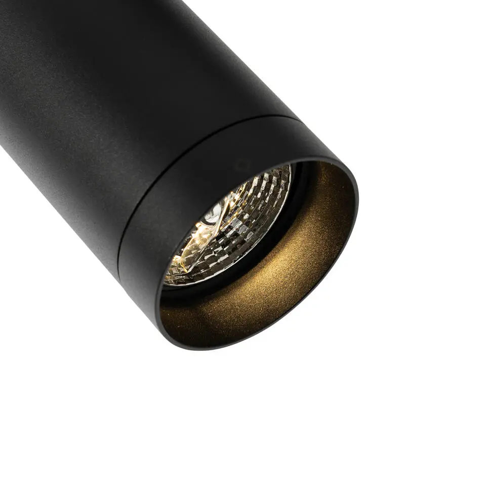 Qazqa opbouwspots iconic jeana luxe zwart gu10