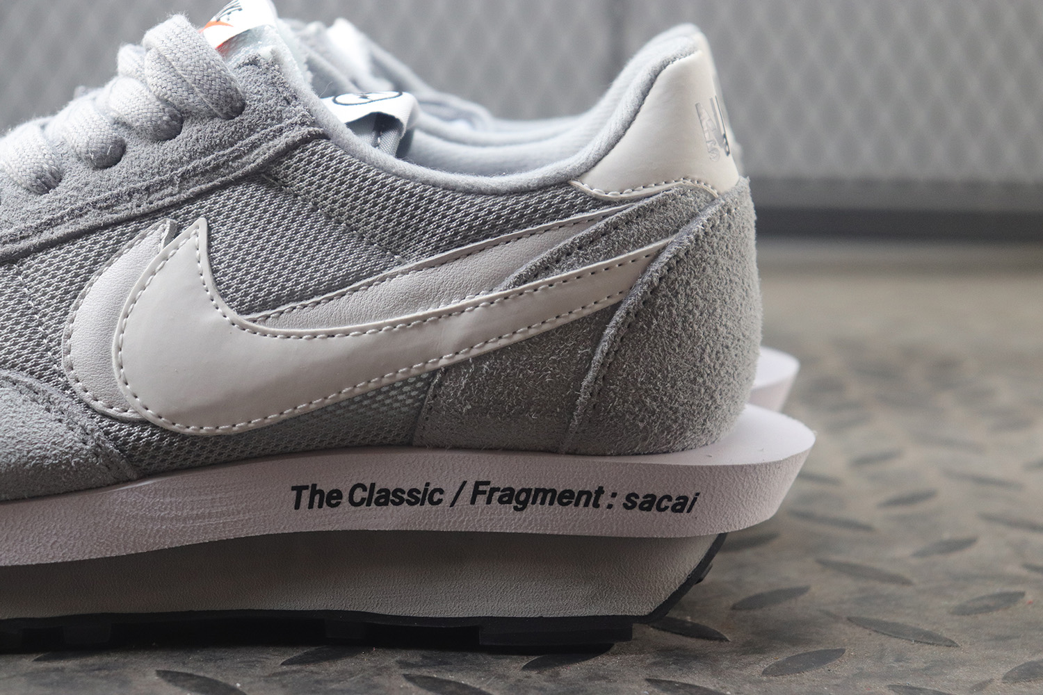 Fragment x Sacai x Nike LDWaffle Wolf Grey