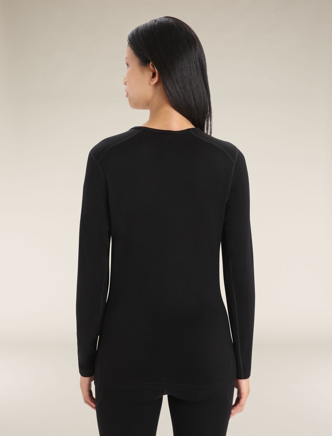 Merino 260 Tech LS Crewe Dame IB001/Black