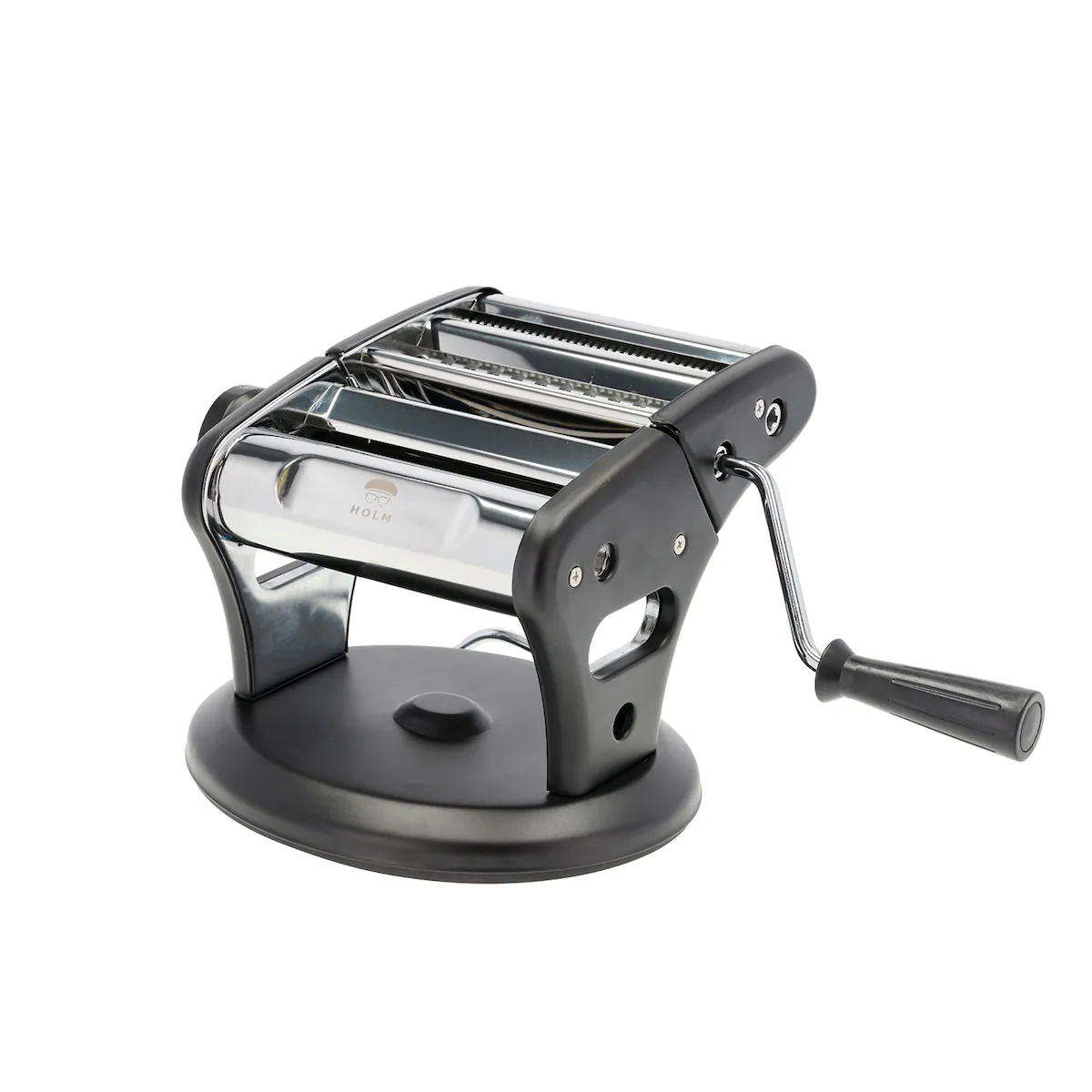 HOLM Pasta machine 21 x 17,3 x 16 cm Steel/Black