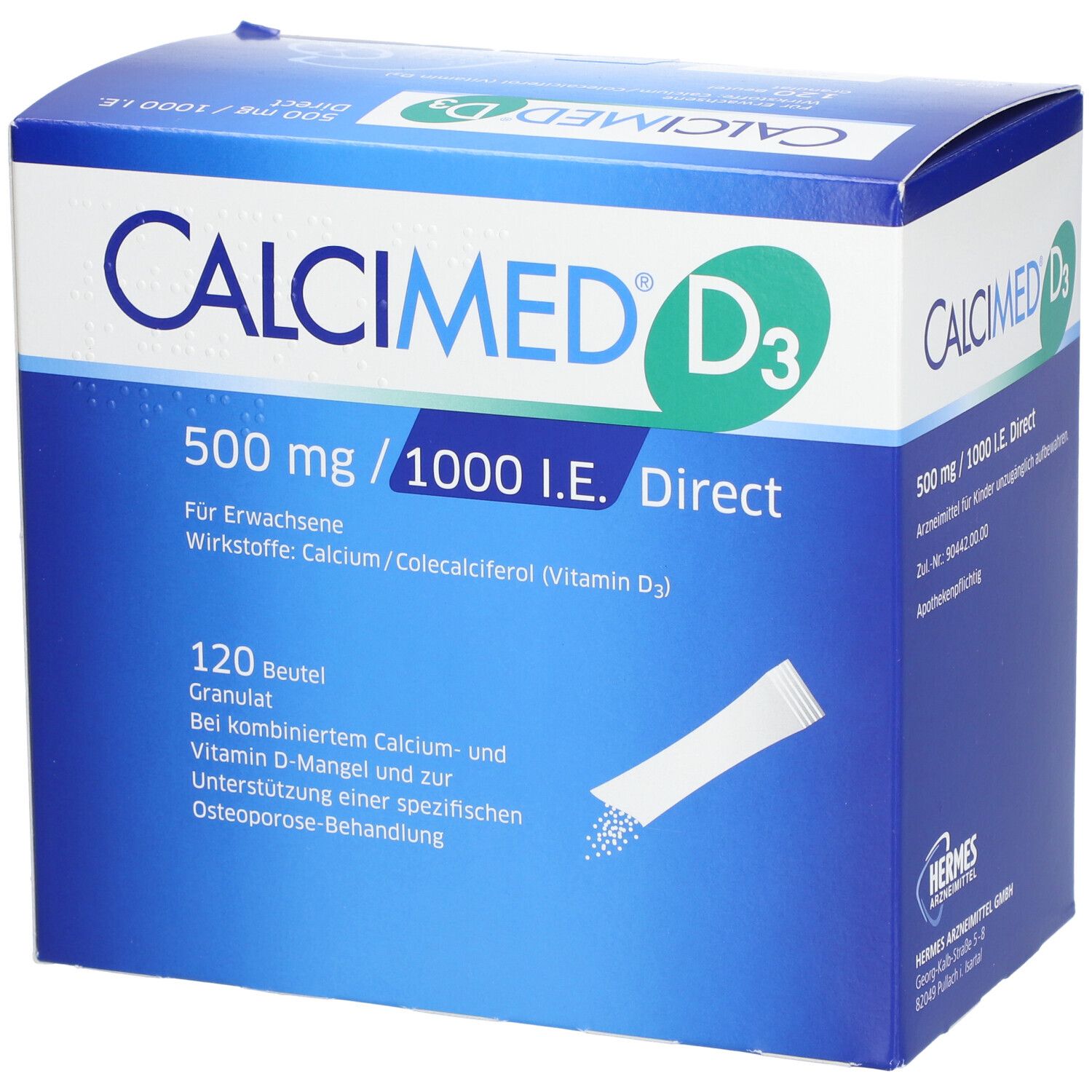 CALCIMED® D3 500mg / 1000 I.E. Direct