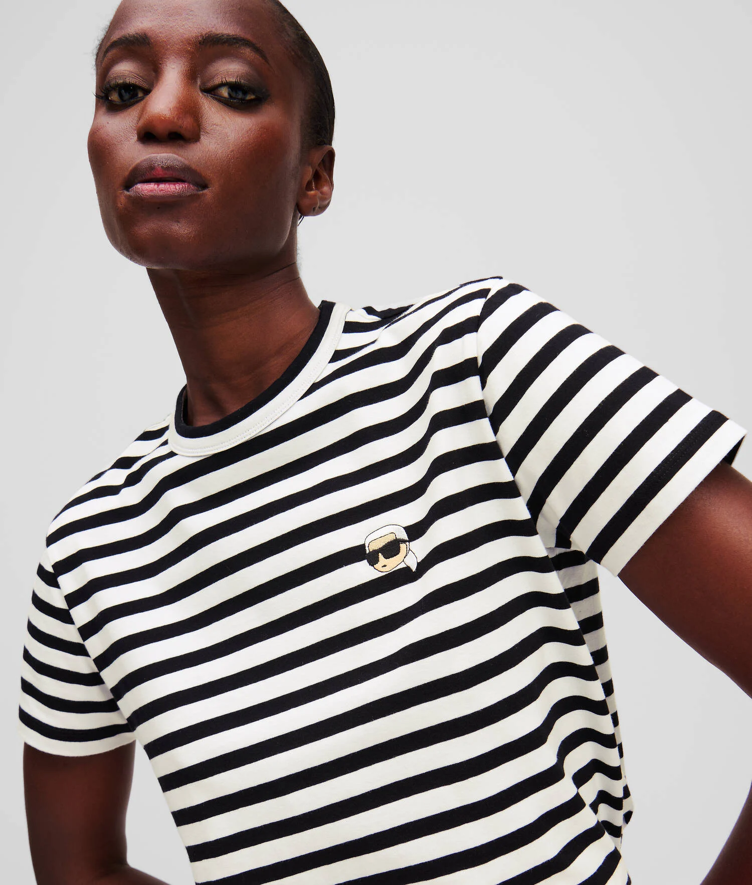 T-SHIRT BOXY À RAYURES IKON