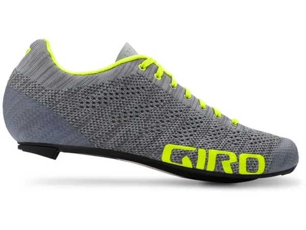 Giro Empire E70 Knit, Hanstik, Voksen, Landevejscykling, Grøn, Grå, Monokromatisk, Snørrelukning