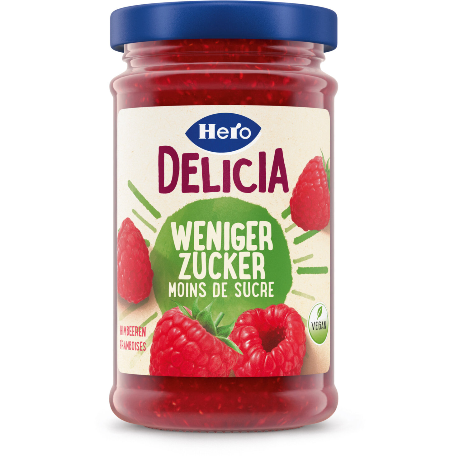 Hero Konfitüre Delicia Weniger Zucker Himbeer