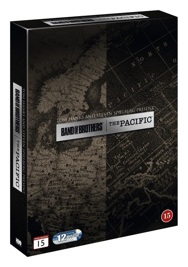 Band Of Brothers og The Pacific Boks (DVD)