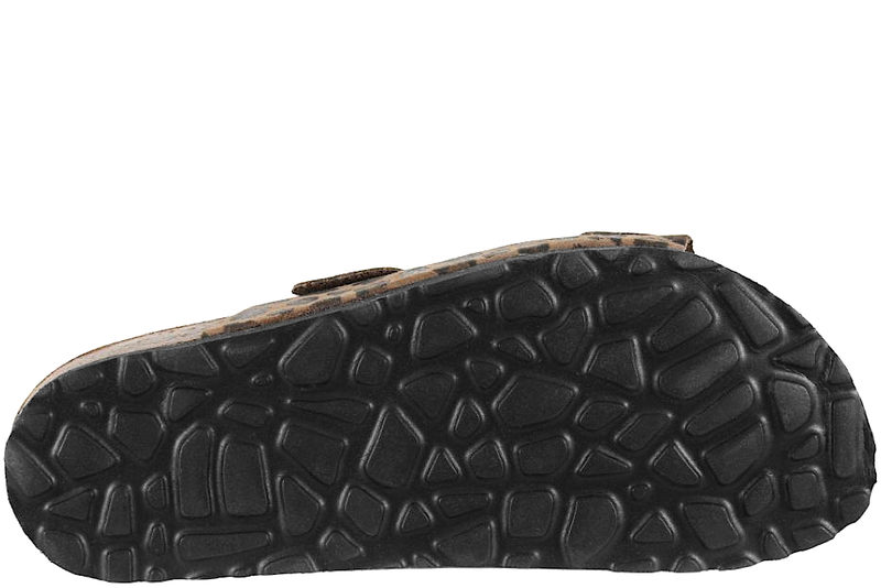 NATURE A.B. BY RELAXSHOE SLENTERS I SKIND MED LEOPARDPRINT