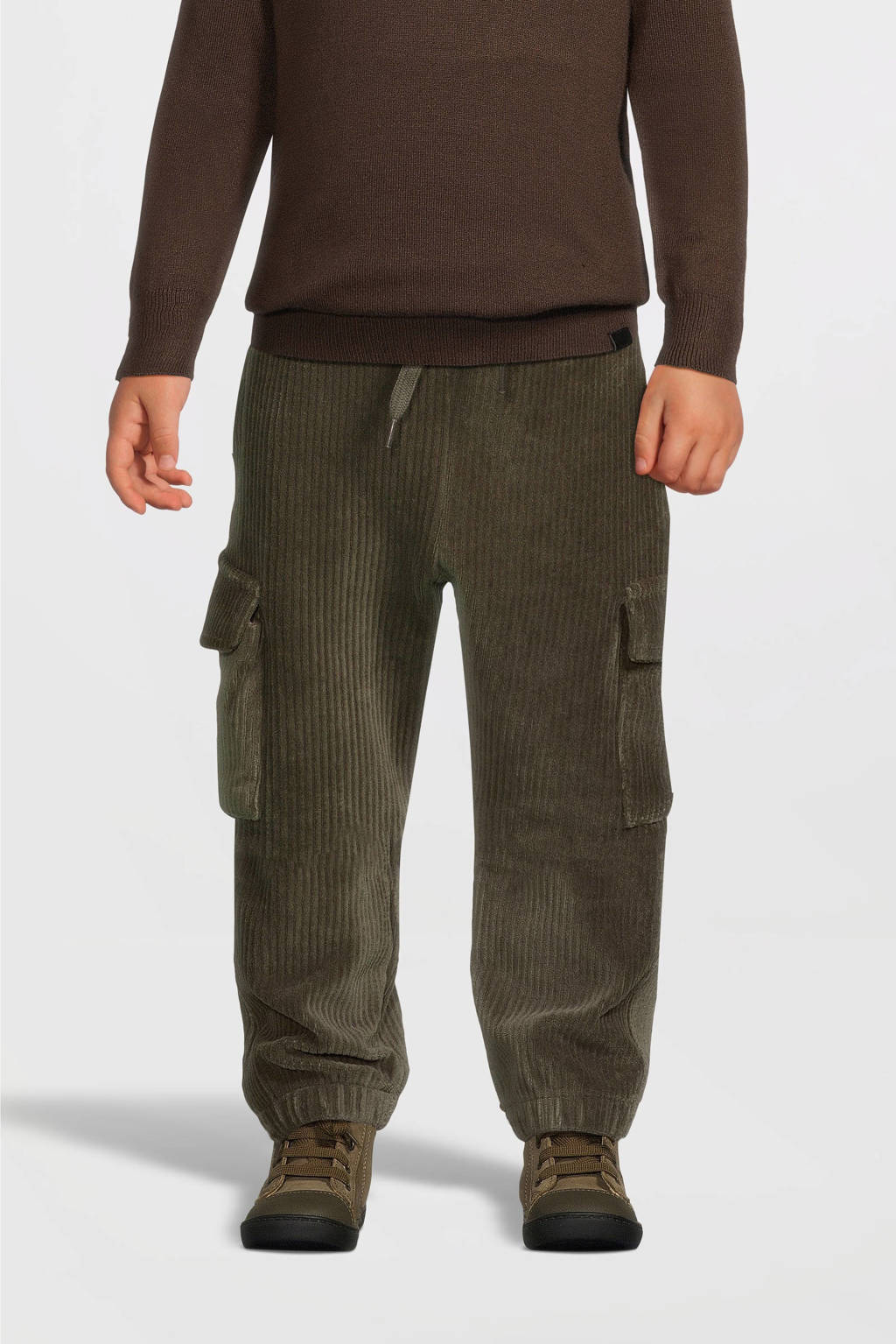 NAME IT casual broek groen