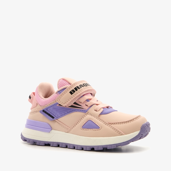 Braqeez meisjes sneakers roze paars