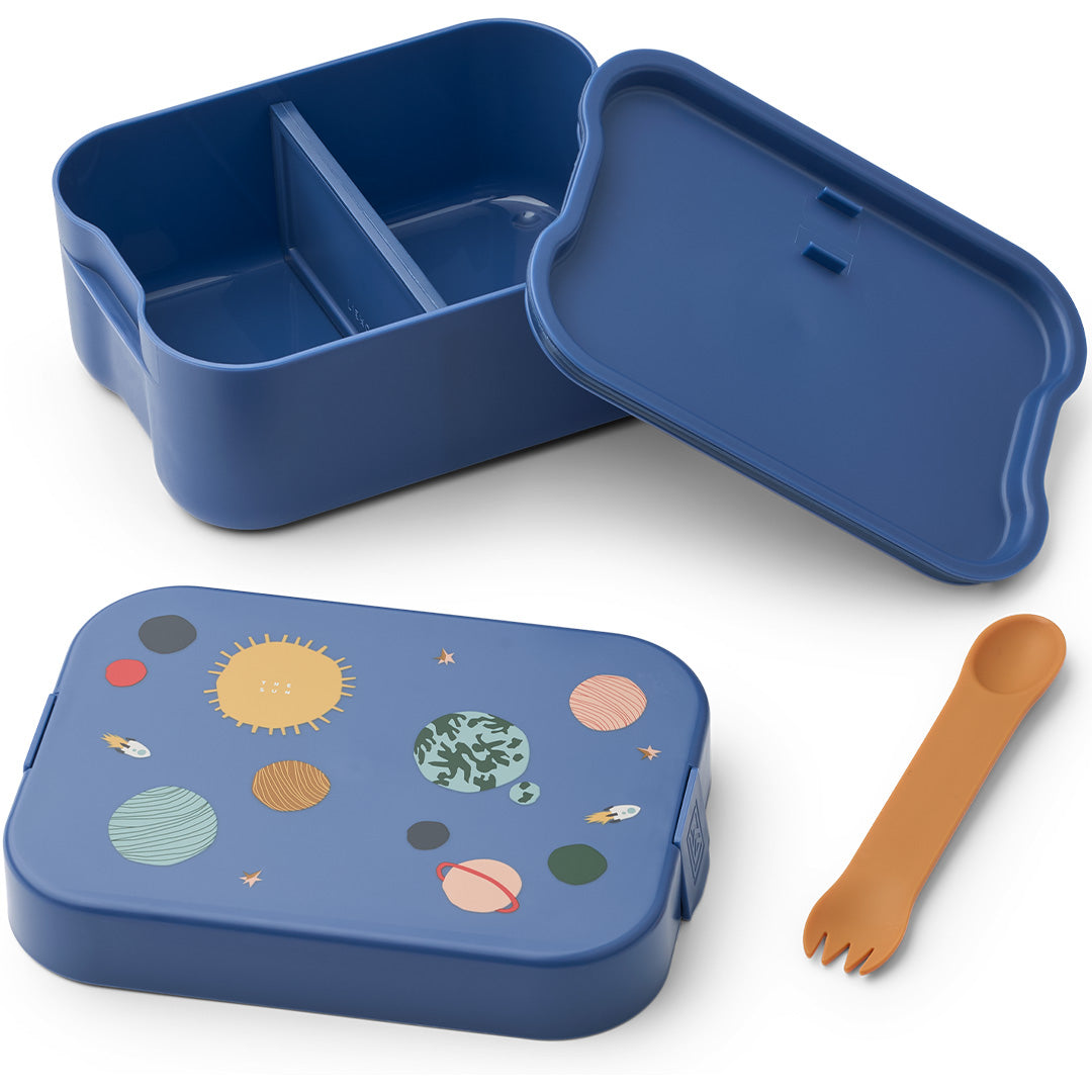liewood lunchset chelsey - universe classic navy