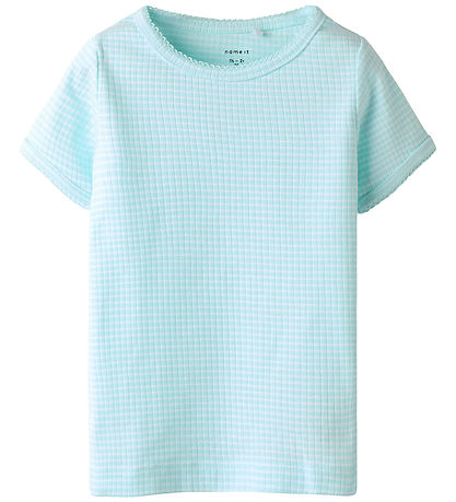 Name It T-Shirt - Rib - NmfFiaktie - Blue Light