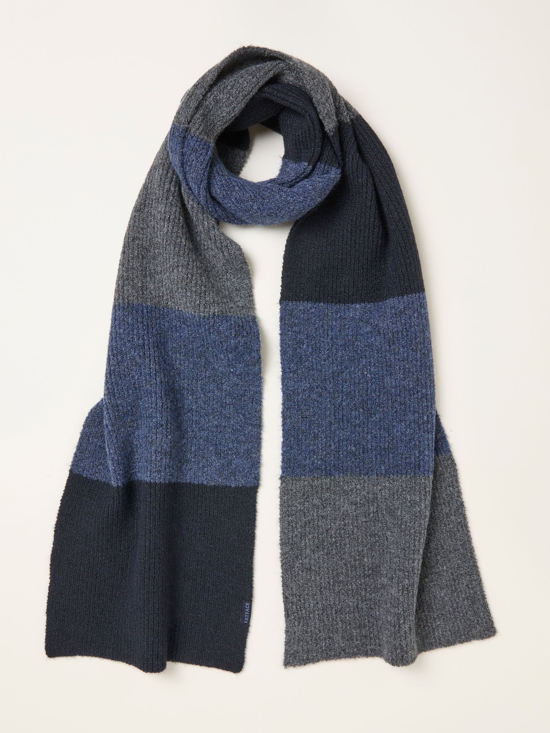 FatFace Leo Colourblock Scarf