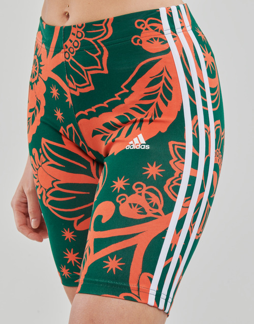 adidas Performance - FARM BIKE SHORT - Vert / Rouge