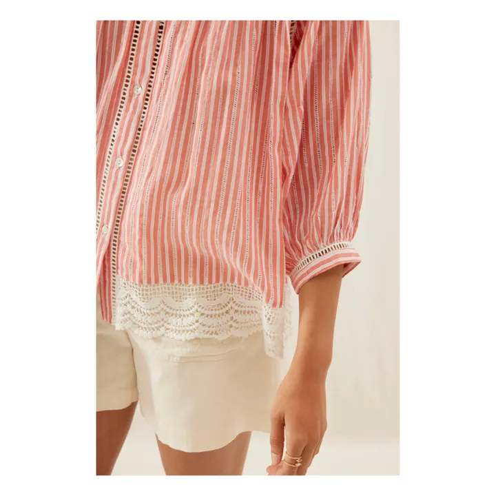 Louise Misha Blouse Livie Rayures - Collection Femme | Rose
