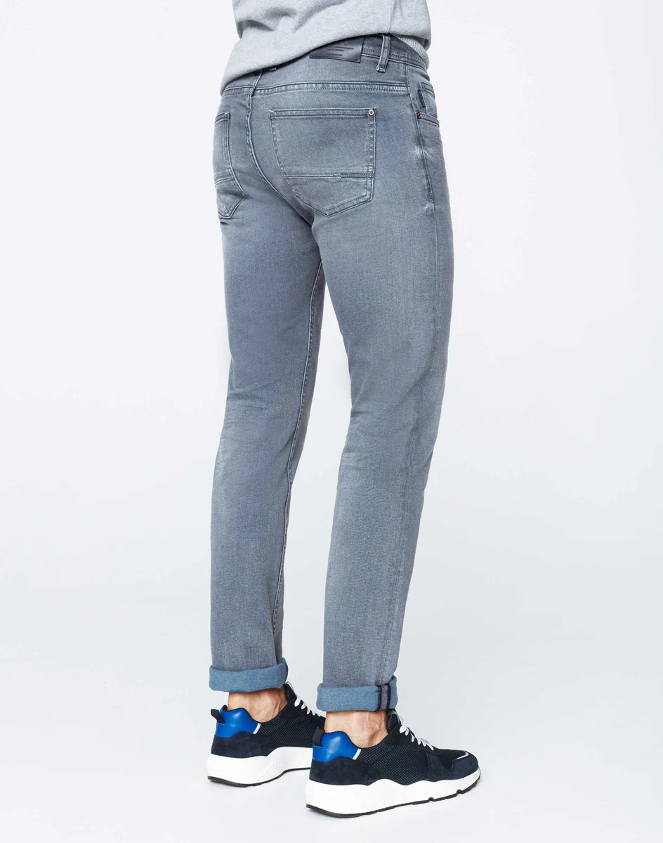 Jean slim bleu gris 