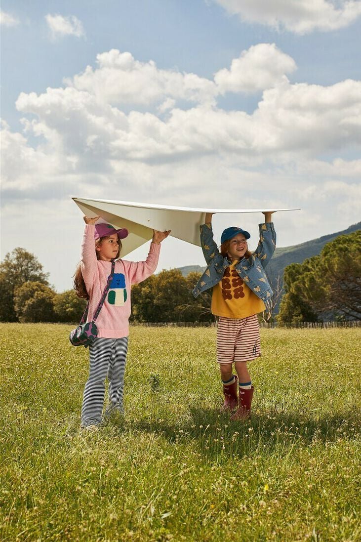 Jelly Mallow blauwe jelly mallow spijkerjas paper airplane denim jacket