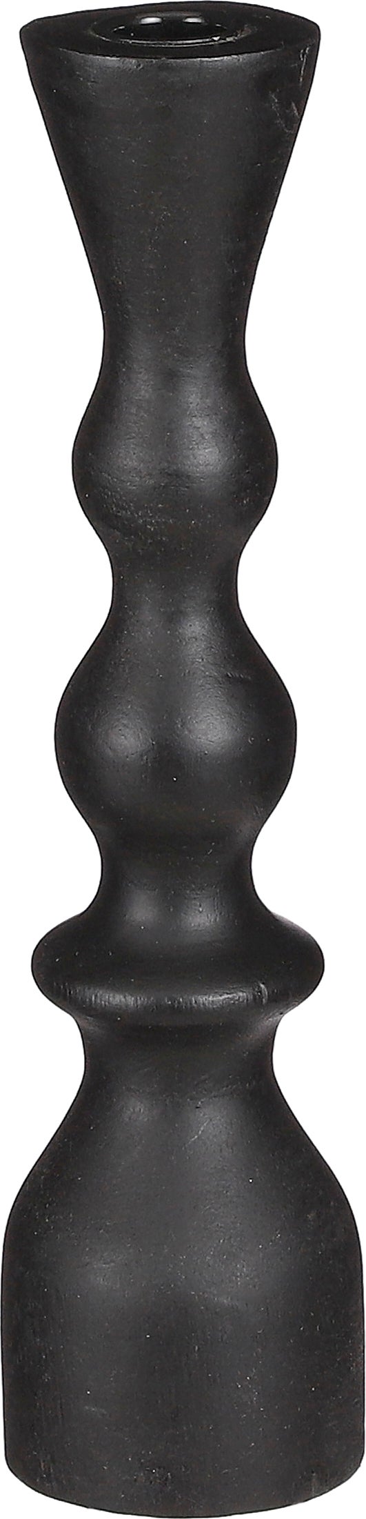 Mica Decorations kandelaar zwart D 7 H 30 cm