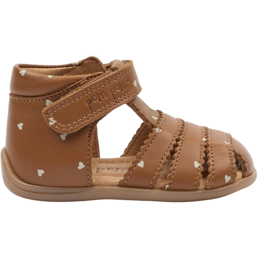Køb Pom Pom Picante Heart AOP Pi Starter Scallop Sandal