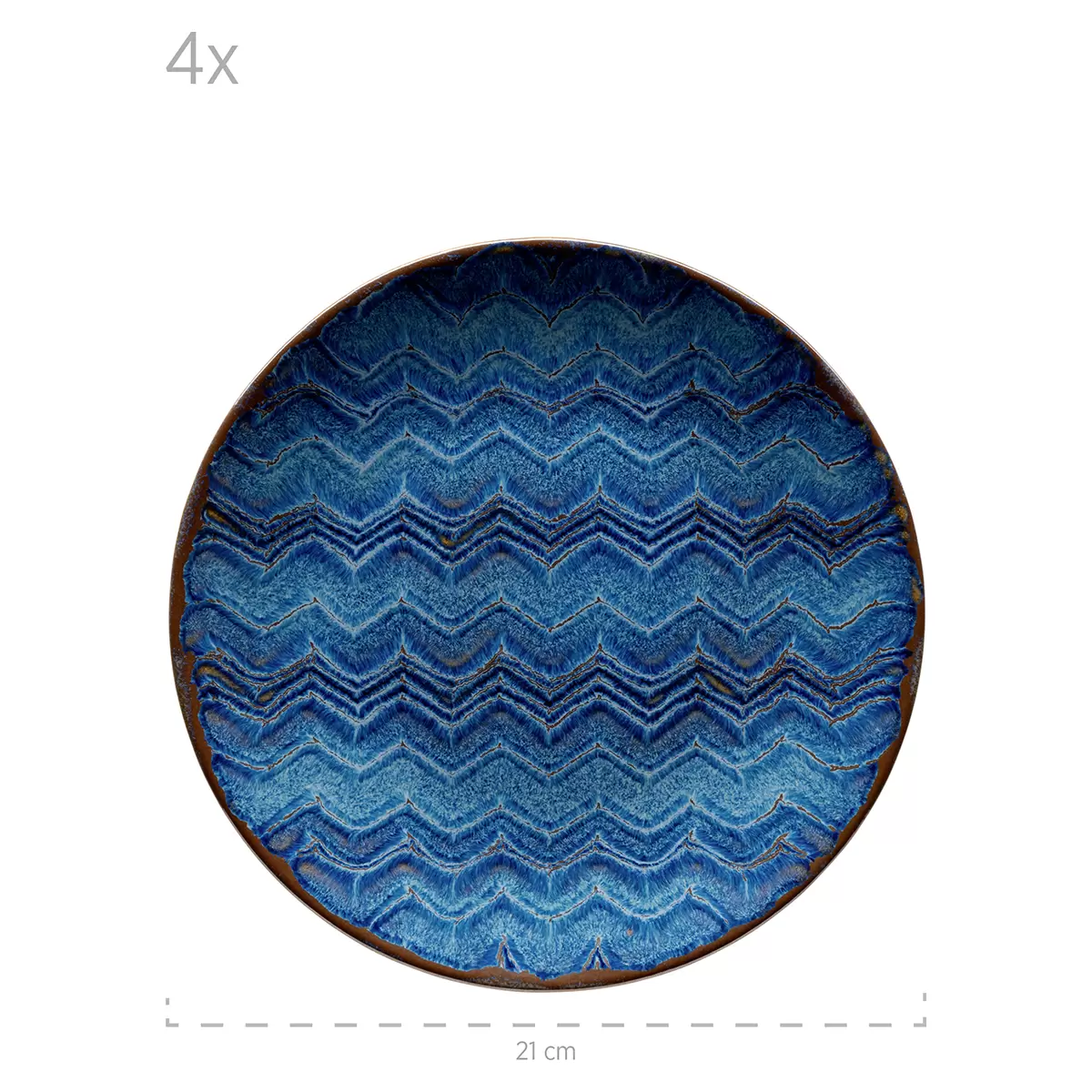 Tafelservice 12tlg. AQUAMARINE Blau