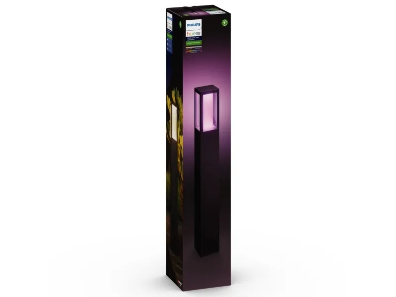 Philips Hue Impress - Pedestallys - LED-lyspære - 8 W - klasse A - sort