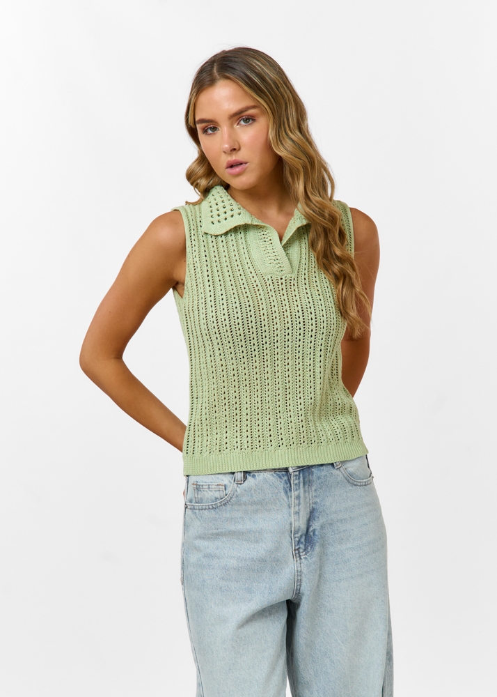 Sietske top salie groen