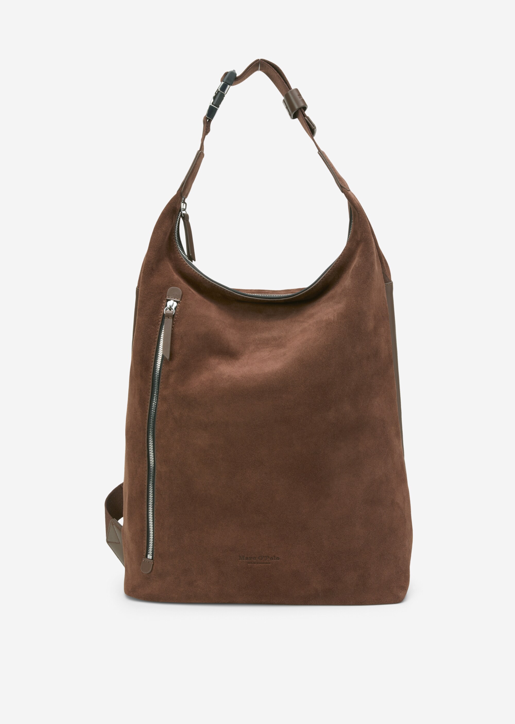 2in1 Rucksack aus aus softem Veloursleder