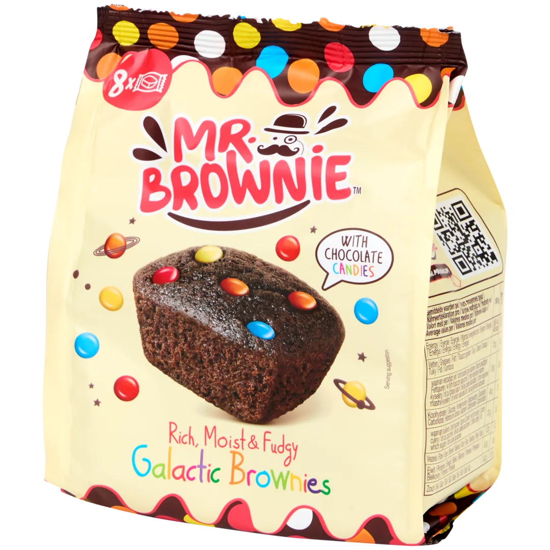 Mr. Brownie Galactic Brownies 8 stuks