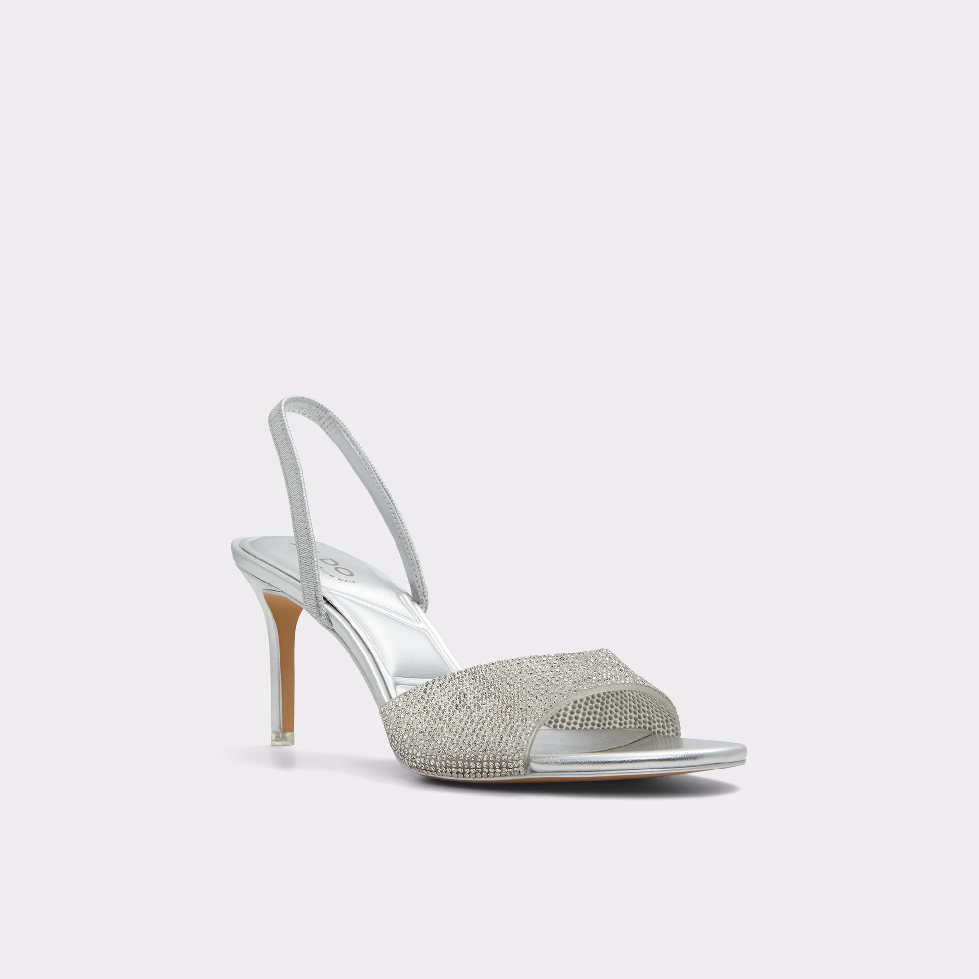 Aitana Silver Women Heeled sandals