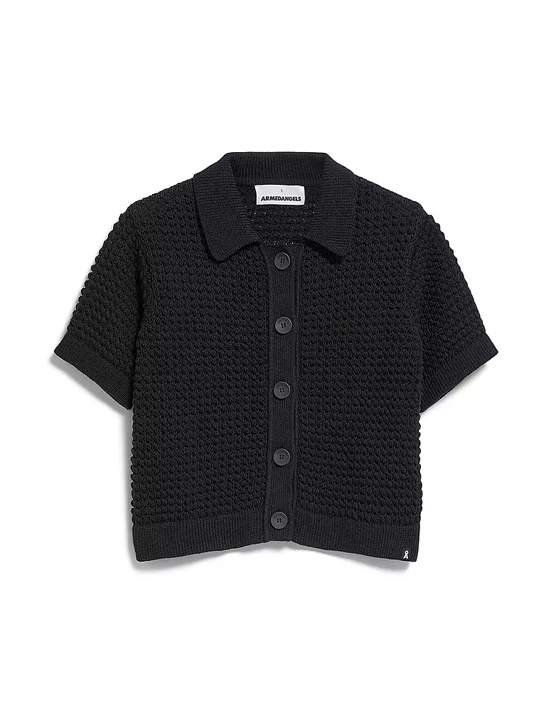 ARMEDANGELS Jäckchen PASCIAAS CROCHET schwarz