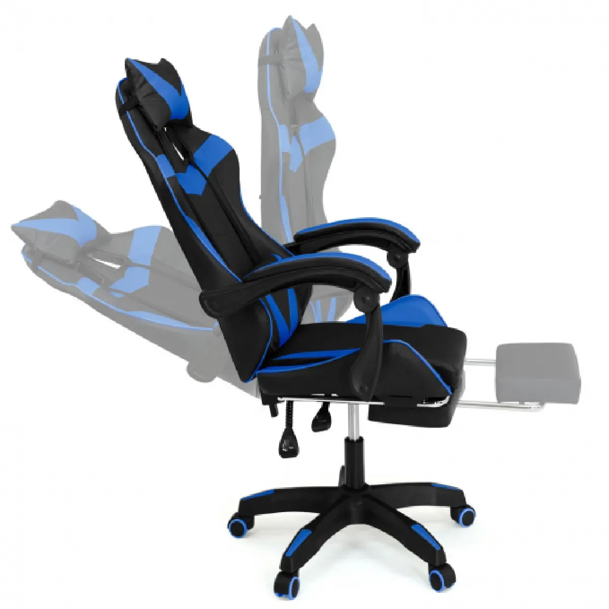 Idmarket MARKET Fauteuil gaming ALEX - Noir/Bleu