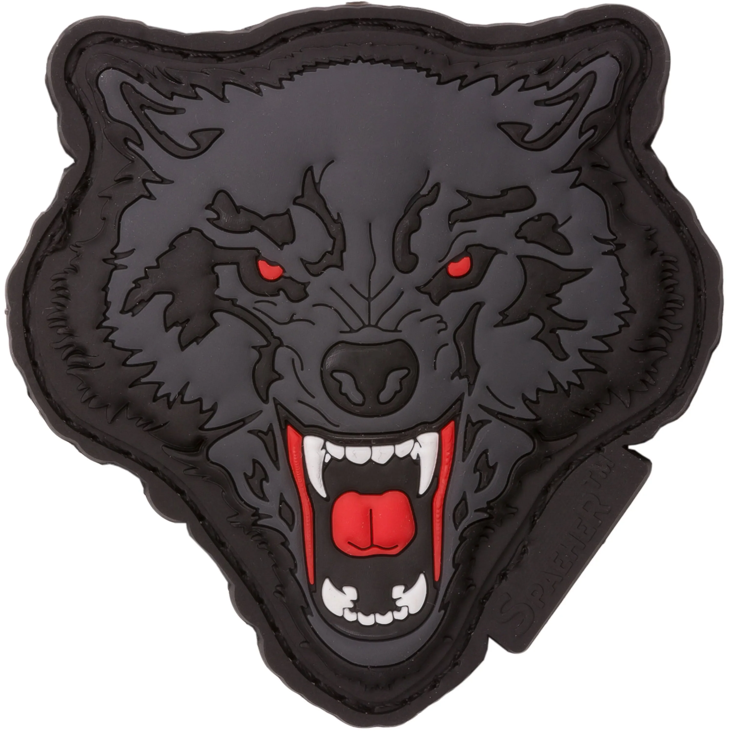 Jackets To Go -  3D Patch Angry Wolf Head