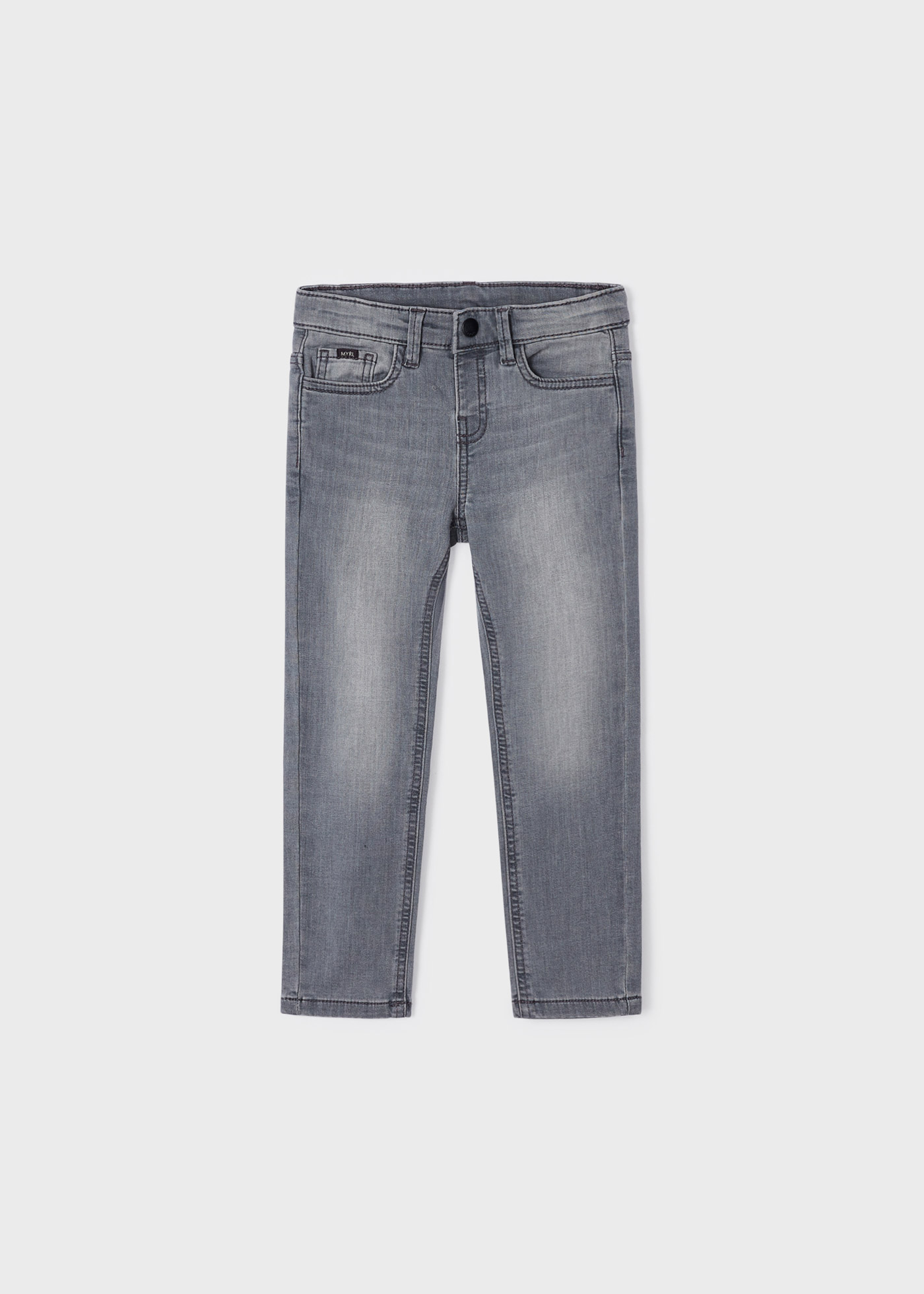 Calças jeans slim fit em algodão sustentável para meninos