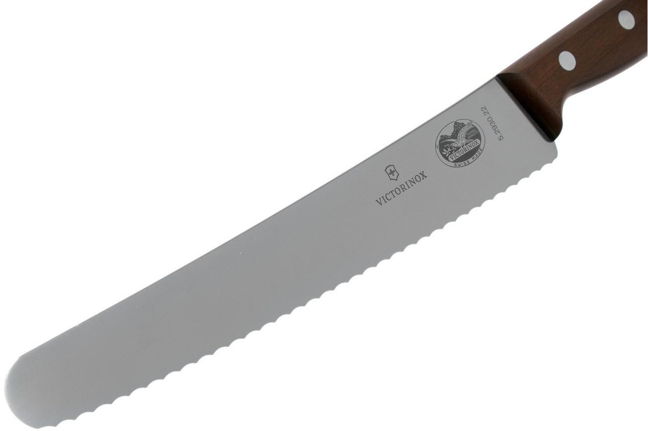 Victorinox Wood 5.2930.22G broodmes/banketbakkersmes 22 cm, esdoornhout