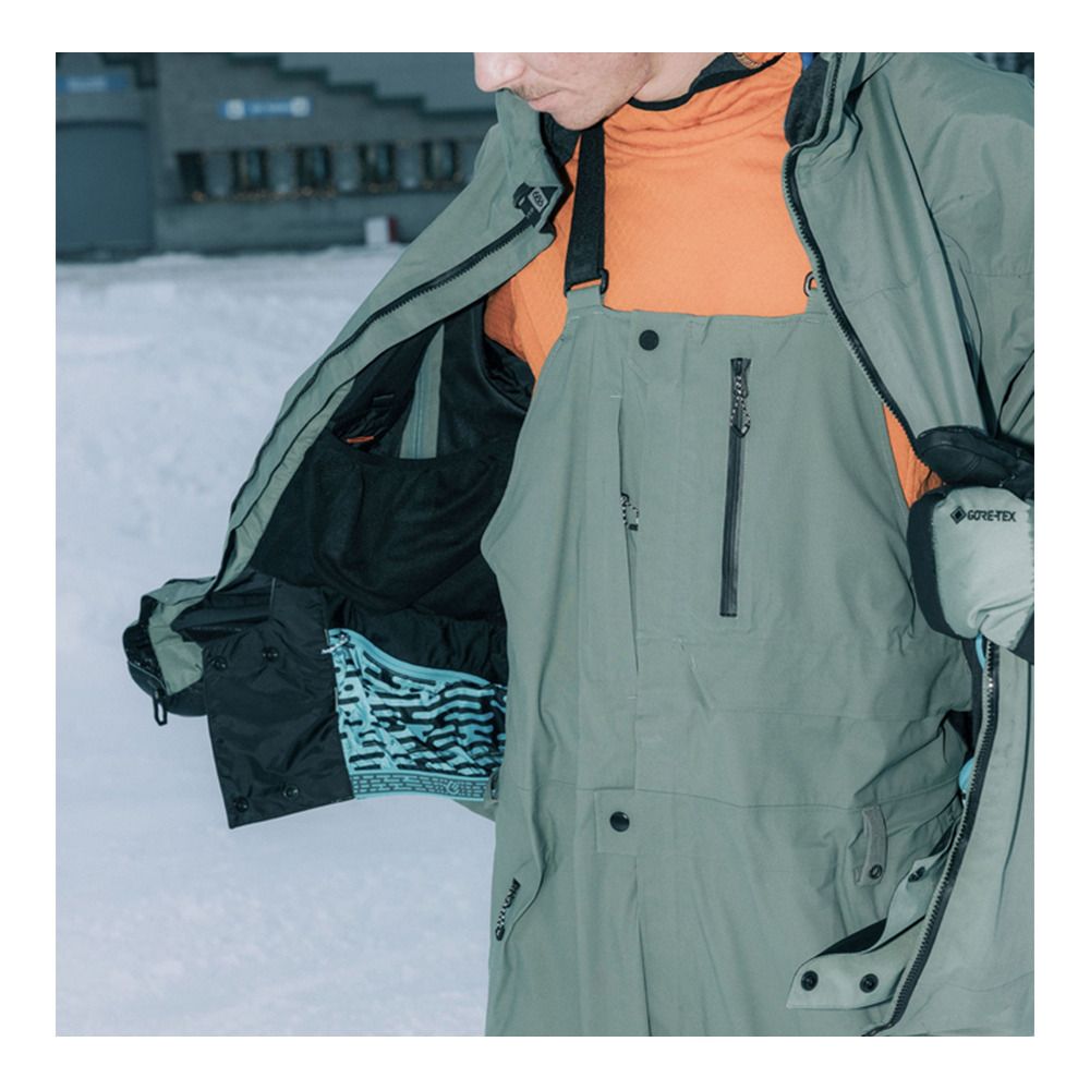 686 GORE-TEX STRETCH DISPATCH - Salopette ski Homme cypress green