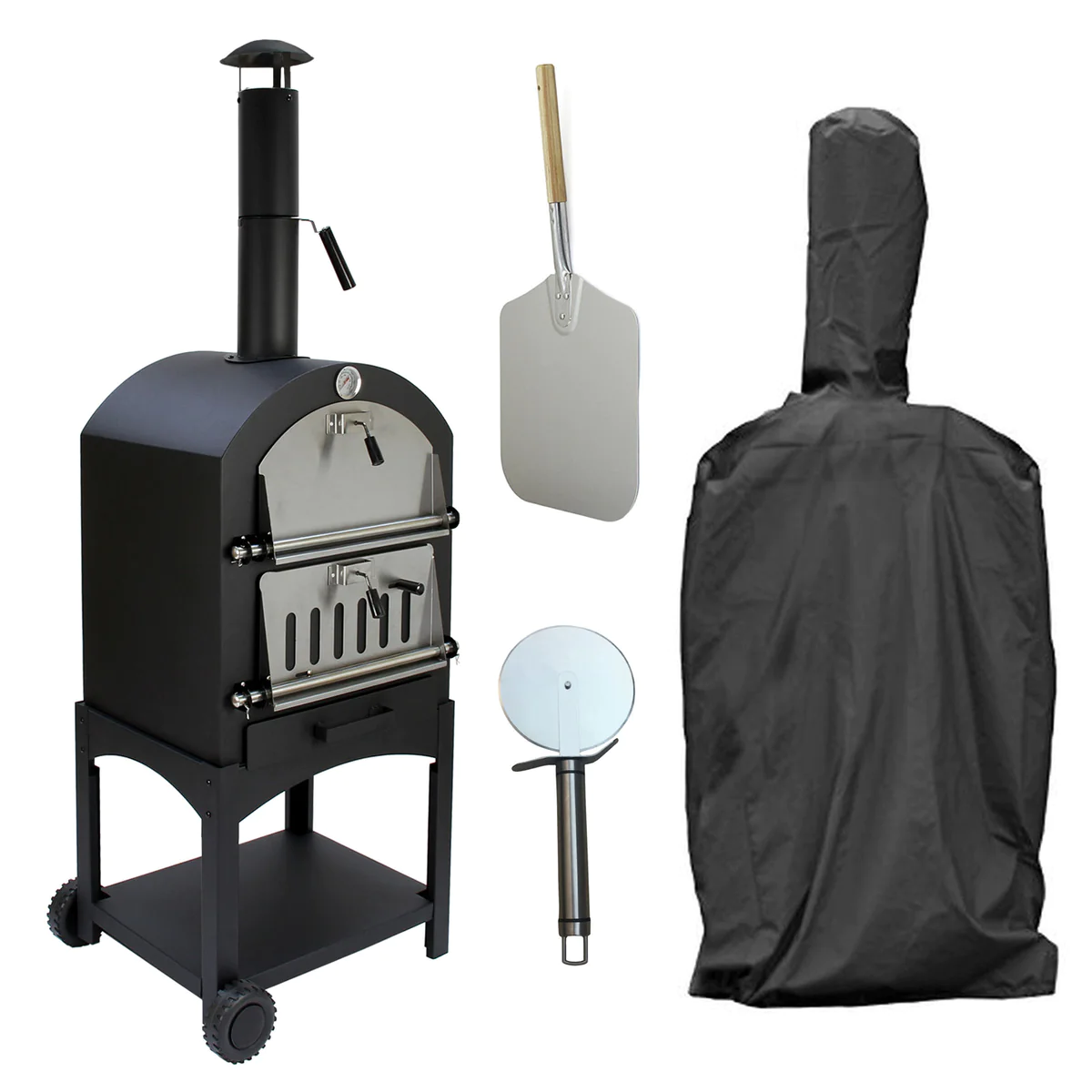 Four à Pizza d’Extérieur avec Housse Imperméable Kukoo