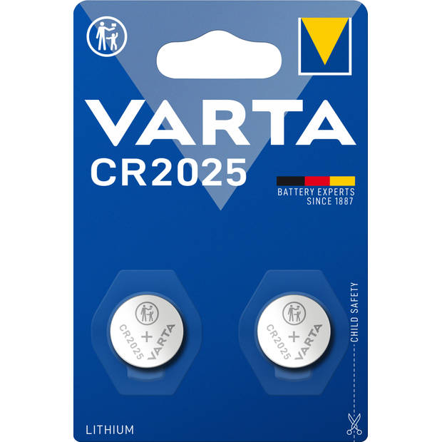 VARTA Professional CR2025 batterij - 2 stuks
