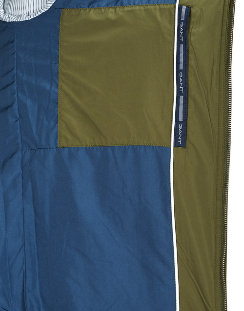 Gant - QUILTED WINDCHEATER Kaki