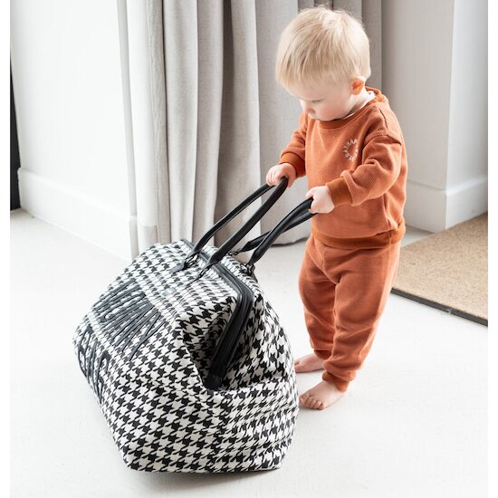 Sac à langer Mommy Bag   Pied de poule        de               Childhome