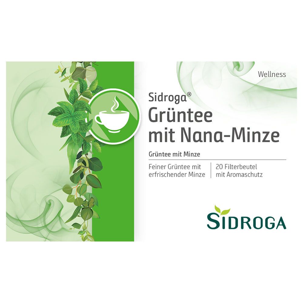 Sidroga® Wellness Grüntee mit Nana-Minze