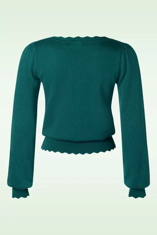 Banned Retro Scarlet jumper in smaragdgroen