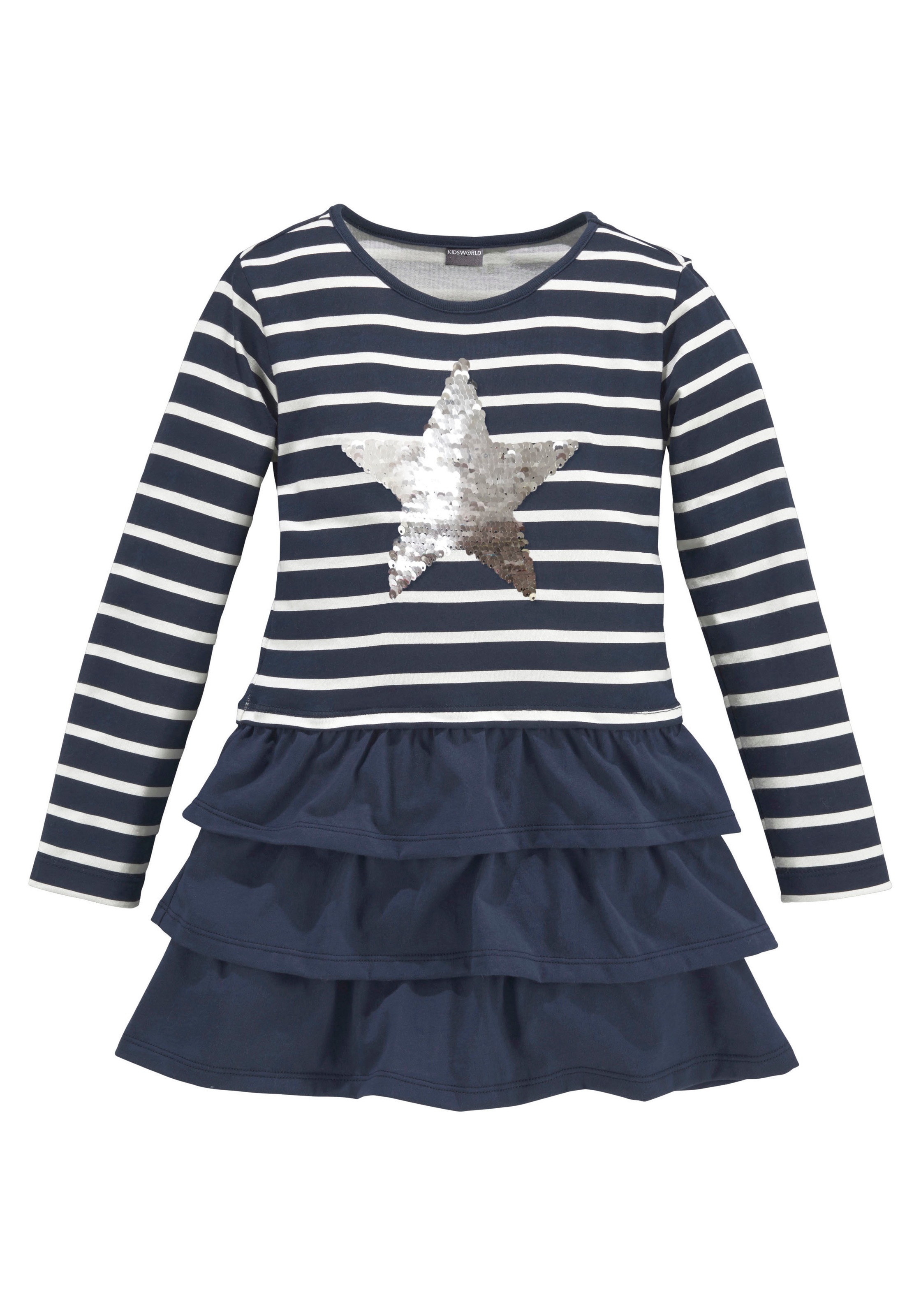 KIDSWORLD Jerseykleid »für kleine Mädchen« für Partys und besondere Anlässe,  kniefreie Länge,  modischer Stil