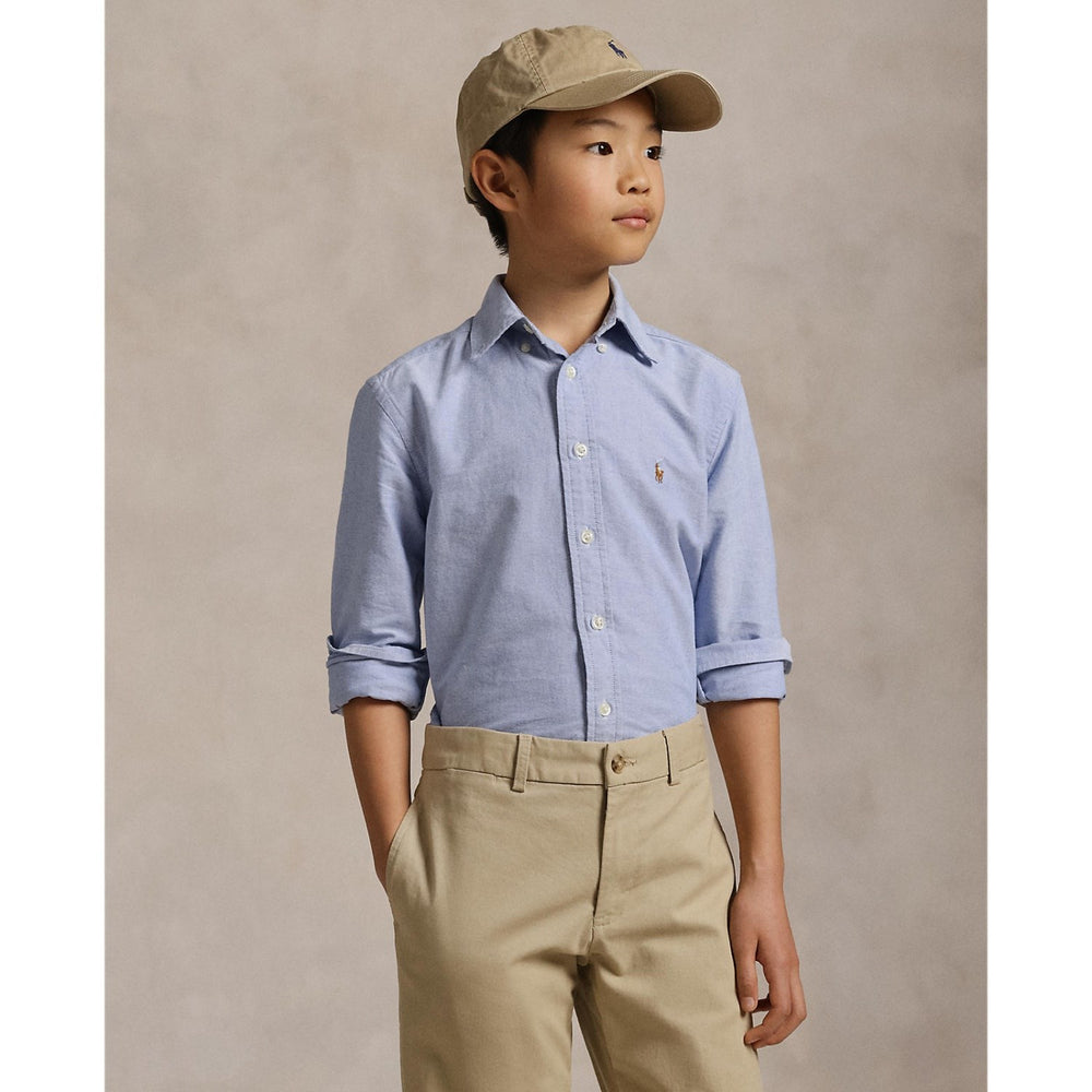 Køb Polo Ralph Lauren Blue Sport Skjorte