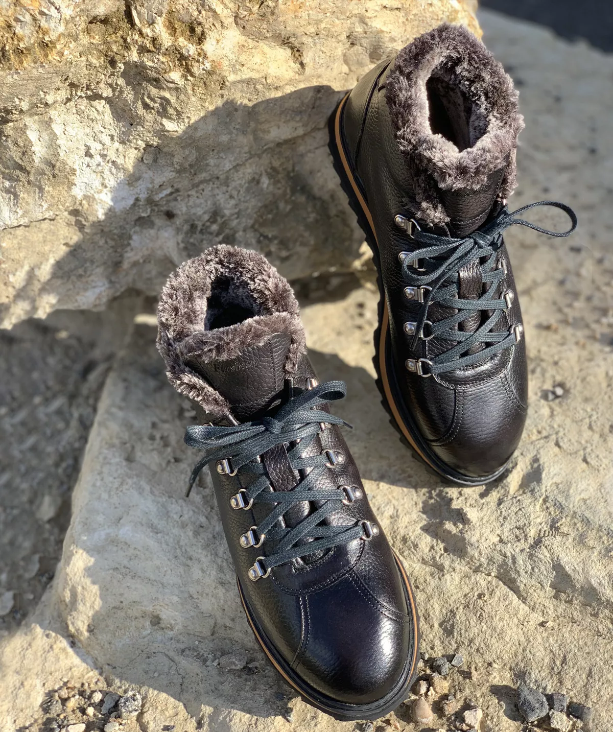 Bottines SAMOENS Gris Foncé
