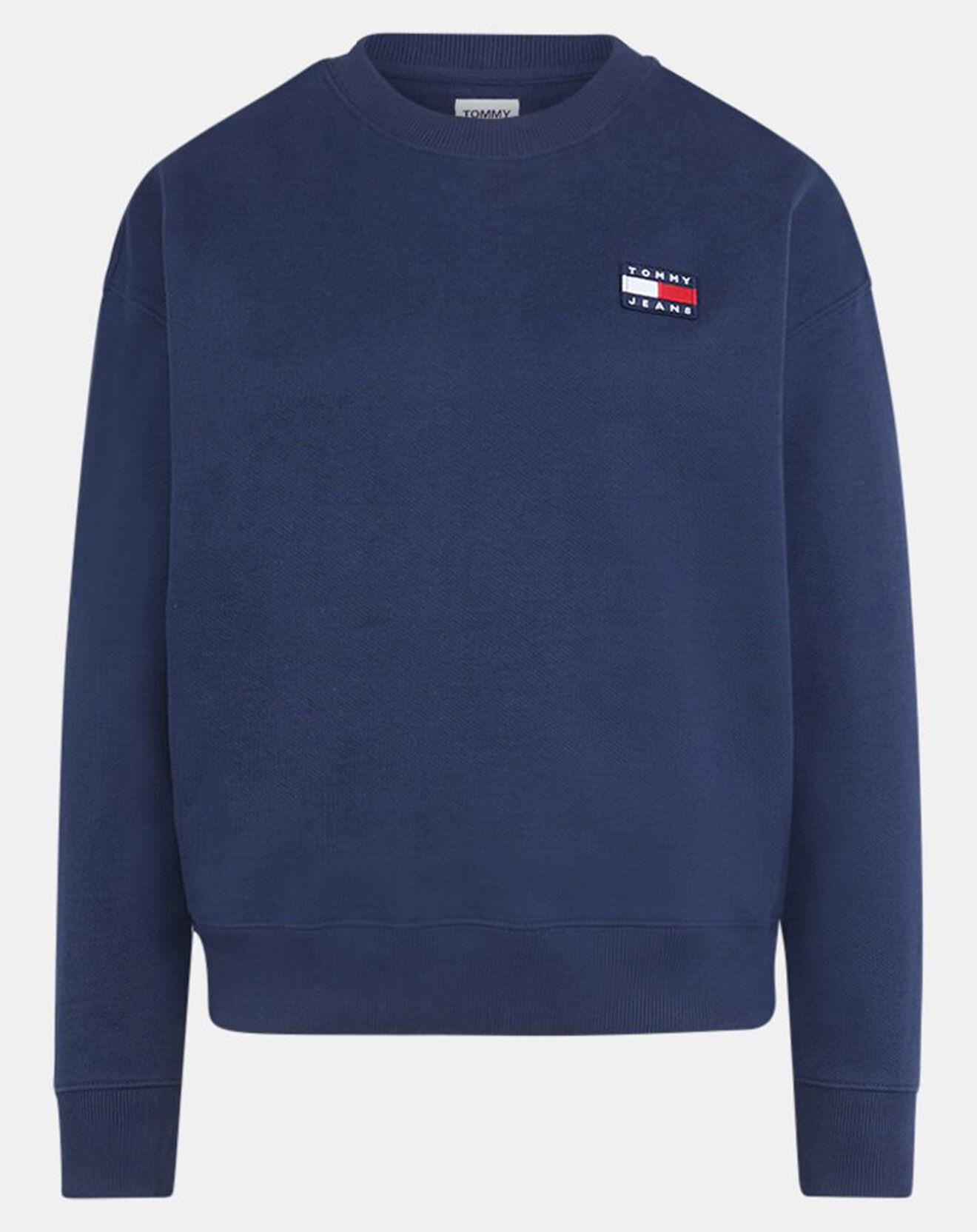 Tommy Jeans Sweat relaxed tommy badge crew bleu marine