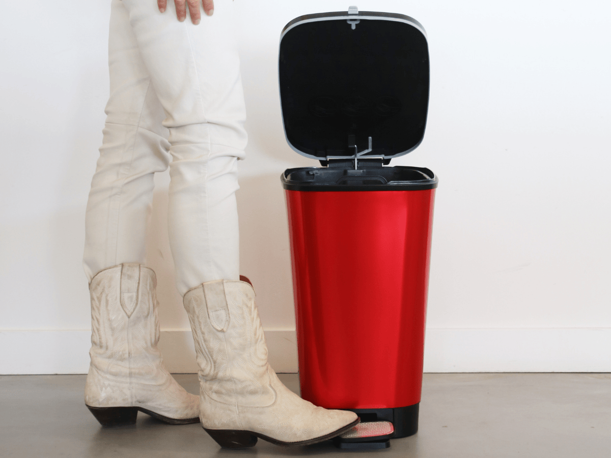 Kis Chic Bin 30 liter pedaalemmer - Red