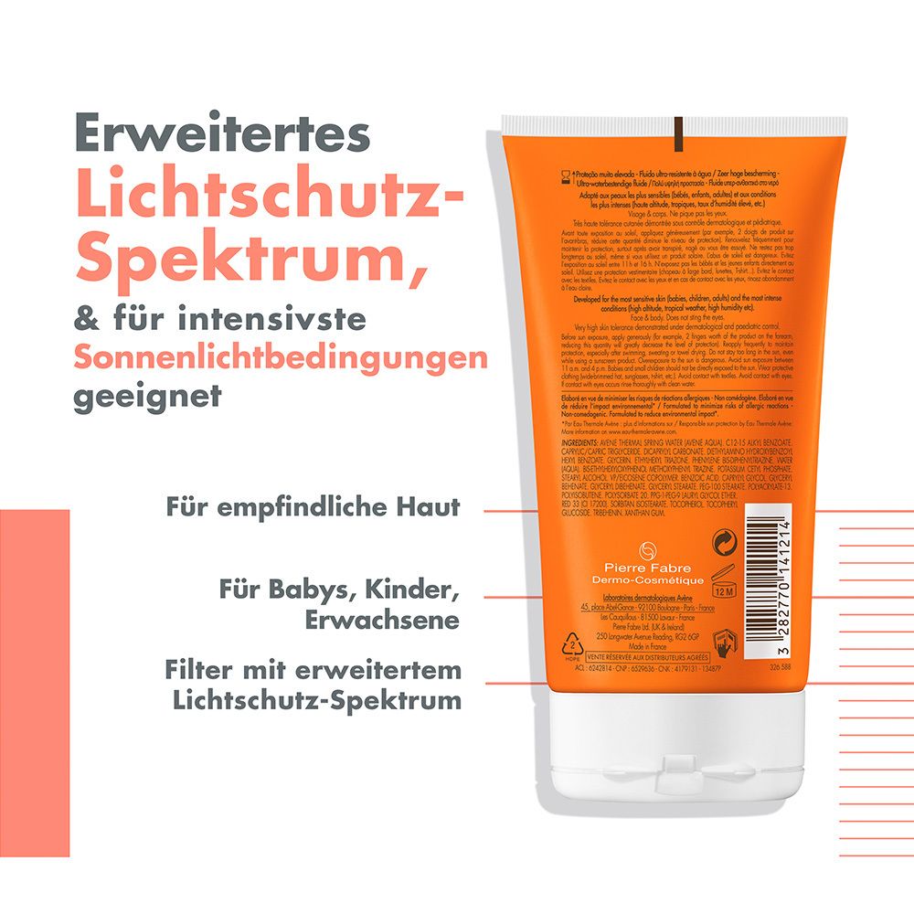 Eau Thermale Avène – Intense Protect SPF 50+: Sonnenschutz für empfindliche Haut