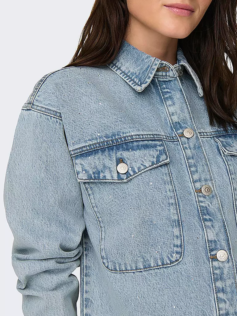 ONLY Jeansbluse ONLMERCURY hellblau